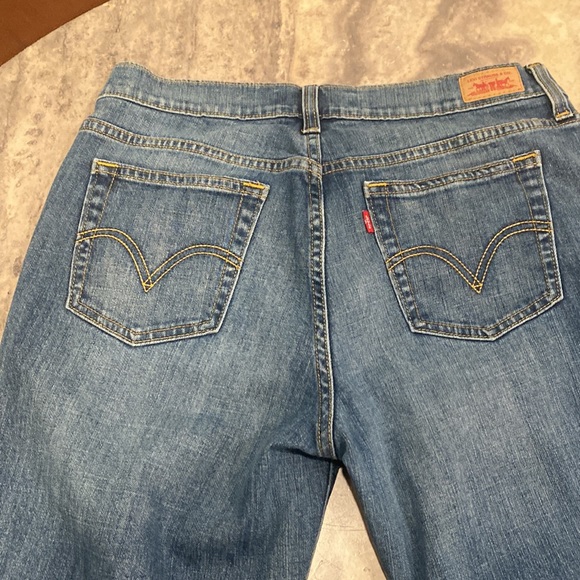 Levi's 515 Bootcut Jeans Stretch 10.5" Rise 31.5" Inseam Med Wash - Picture 4 of 11